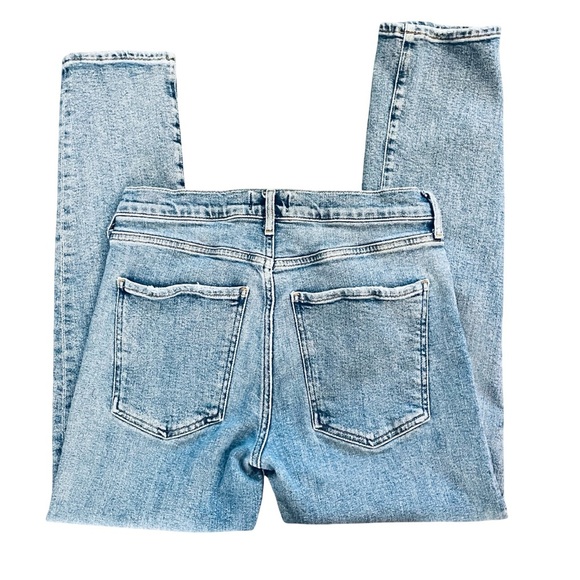 AGOLDE Toni Mid Rise Slim Straight Leg Ankle Light Med Blue Denim Jean Size 29 - Picture 5 of 10